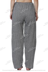 <b>Linen</b> Pyjama Breathable Cotton Free Size Summer Lounewear Comfortable Short Sleepwear with Washed Pattern Wholesale - Product Image 6