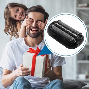 Paquete de 3 cabezales de repuesto para afeitadora eléctrica de doble cuchilla para hombre, para afeitado facial, mini afeitadora rotativa con función lavable - Product Image 1