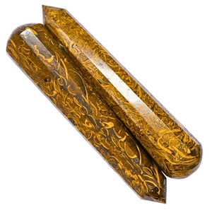 Varita de cristal Maryam Jasper, Ágata facetada Natural, Material de piedras preciosas talladas para Energía, curación, Spa y relajación en estilo Feng Shui - Product Image 2