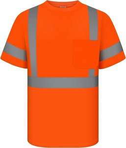 Camiseta de Seguridad Reflectante de Alta Visibilidad con Logotipo Bordado Personalizado, 100% Poliéster, Malla, Manga Larga, Uniforme de Trabajo para Hombre - Product Image 6