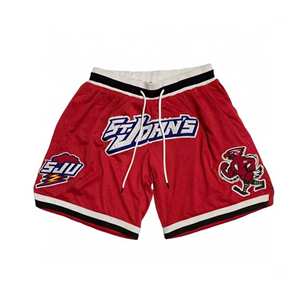 Pantalones cortos de baloncesto personalizados para hombre, pantalones cortos personalizados de poliéster con cintura elástica para equipo de baloncesto, servicio OEM disponible - Product Image 2