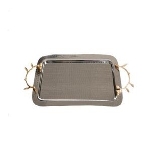 Latest Arrival ELEGANT DESIGNS Stainless Steel <b>Powder</b> Coated Durable Serving Tray Custom <b>Color</b> Logo for Kitchen Home Decor - Product Image 1