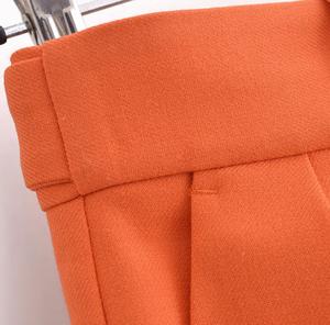 Printemps Nouvelle Mode Pantalon Plissé Nouveau Pantalon Droit Classique Casual Taille Zipper Fly TrouserHot Vente Pas Cher Prix Sexy Fitness - Product Image 4