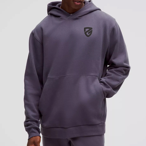 Meilleures ventes Sweat à capuche décontracté en coton mélangé pour hommes, imprimé numérique à la mode, brodé, coupe ample, séchage rapide pour le printemps - Product Image 1