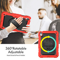 Ağır dahili PET ekran koruyucu Tablet kapakları durumlarda iPad A16 için 10th 10th 10.9 omuz askısı darbeye dayanıklı arka kapak