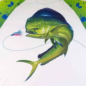 Chemises de pêche pour hommes, impression par sublimation, design OEM personnalisé, protection UV, séchage rapide, UPF 50+, manches longues - Product Image 6