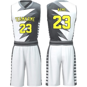 Nouveau maillot de basket-ball ensemble uniforme équipe de conception personnalisée chemises personnalisées shorts grande taille respirant anti-uv pour hommes femmes - Product Image 1