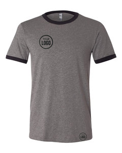 เสื้อเชิ้ตแขนสั้นสำหรับผู้ชายและผู้หญิงสำหรับแบรนด์เสื้อยืดผ้าฝ้าย100% ป้องกันริ้วรอยหลวมพอดีตัว3604 - Product Image 2