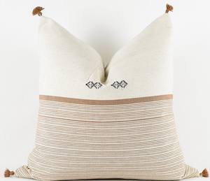 Housse de coussin décorative en coton 100% tissé à la main vintage pour lit pour usage domestique - Product Image 5