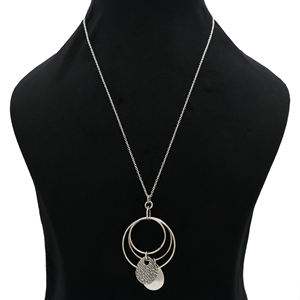 Exquisite 925 <b>Sterling</b> <b>Silver</b> <b>Necklace</b> Designer Texture for Weddings and Parties - Product Image 3