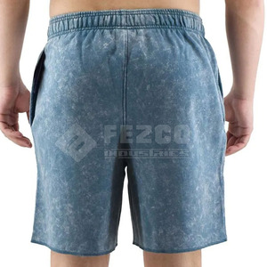 กางเกงขาสั้นผ้ายีนส์สำหรับผู้ชายกางเกงขาสั้นผ้ายืดระบายอากาศได้ดีมาใหม่วัสดุดีที่สุด - Product Image 2