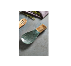 Cuillère en marbre et bois de style moderne repose cuillère de cuisine artisanale en marbre naturel pur créatif repose et vente - Product Image 1