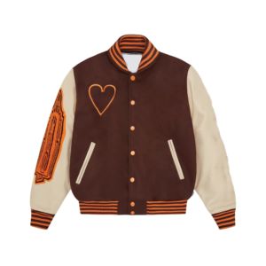 Blouson universitaire unisexe personnalisé OEM en gros – Style urbain sophistiqué, polaire, hiver, logo brodé, coupe-vent, respirant, 100 % - Product Image 1