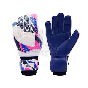 Gants de gardien de but de football en cuir respirant de qualité supérieure, confortables, imperméables, à doigts entiers, haute qualité, unisexe - Product Image 1