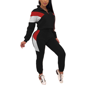 Trajes de chándal para mujer, Top corto con capucha y pantalones, conjunto de pantalones cortos para mujer, chándales para mujer, conjunto de 2 piezas bordado - Product Image 2