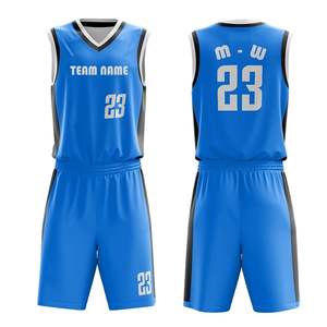 Uniforme de Baloncesto, Camiseta y Pantalones Cortos de Baloncesto para Jóvenes, Ropa Deportiva con Logotipo Personalizado, Uniforme de Baloncesto 100% Poliéster, Industria Maju - Product Image 4