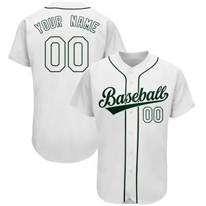 Maillot de baseball personnalisé pour homme, uni, boutonné, haute qualité, 100 % polyester, séchage rapide, confortable, respirant, vêtements de sport pour équipe - Product Image 6