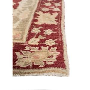 Tapis en laine noués à la main Aalam, motifs abstraits rectangulaires rouge-orange, pour entrée de maison - Pae-5774 9x12 pour sol domestique - Product Image 4