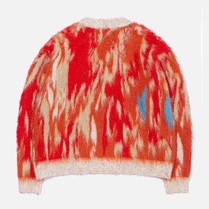 Suéter de punto Unisex con logotipo personalizado del fabricante, suéter de punto de manga larga para hombre, lana, Mohair de punto peludo OEM ODM, cárdigans para hombre, suéter - Product Image 2