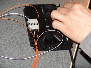 Cassette de Empalme FOS-05 FTTH FTTX para Distribución de Fibra Óptica - Product Image 2