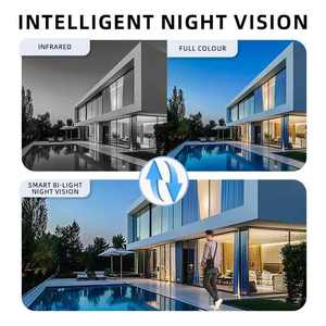 מצלמת כיפה Honeyguard True Four-eye Full-color CMOS <span class=keywords><strong>2MP</strong></span> עם תאורה כפולה, ראייה מלאה 360 פנורמית, IP66, ללא תקלות תנועה, 4G, ראיית לילה - Product Image 2