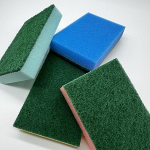 Casalina Extra Large Scourer Sponge Dish and Scrubber <b>Pad</b> <b>Cleaning</b> Scouring Sponges Pack Of 4 (1 piece size 14.5x10x2.7cm) - Product Image 1