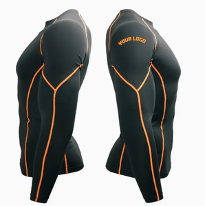 Sublimation Printed Spandex Quick-dry Men Compression Shirt Top Long Sleeve Sports Baselayer Running Dry Rash <b>Guard</b> - Product Image 2