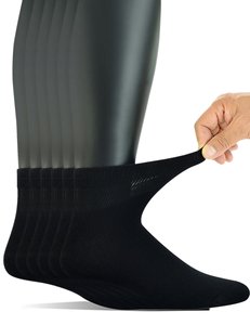 Wholesale 100% Cotton Men's Thin Crew Dress <b>Socks</b> Basic <b>Black</b> High Business Suit Spring Anti-Bacterial Casual Logo Breathable - Product Image 1