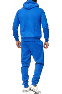 Nuevo Conjunto Deportivo de Moda Urbana para Hombre, Sudadera con Capucha y Pantalones de Chándal Personalizables, de Alta Calidad, Secado Rápido, 100% Algodón - Product Image 3