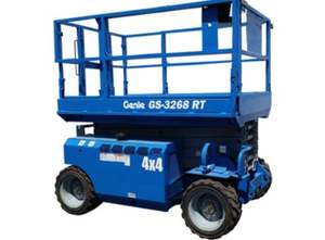 Elevador de tijera para terreno áspero de 26 pies y 32 pies a la venta, barato, perfecto para proyectos de construcción y mantenimiento al aire libre - Product Image 6