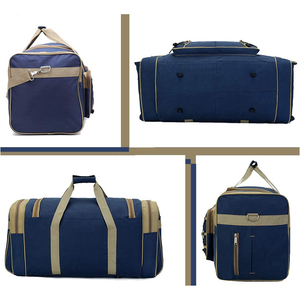 Sacs de voyage SUPREX ENTERPRISES, sacs de week-end unisexes, sacs de nuit légers, extra grands, en tissu PU, 36-55L, résistants à l'eau, pour la salle de sport - Product Image 5