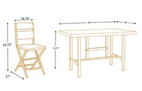 Offre Spéciale : Table en Bois et Fer Forgé Manish Art, Style Royal Moderne, Facile à Nettoyer, Durable et Écologique, Idéale pour École et Salon