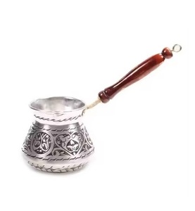 High Quality Portable Ottoman <b>Turkish</b> <b>Pots</b> Set Unique Designer Metal Brass Tabletop <b>Coffee</b> <b>Pots</b> Top Selling Wholesale Price - Product Image 5