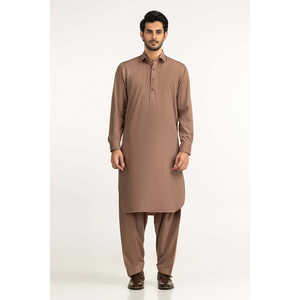 Tissu mélangé non cousu Coronet pour chemises, technique de teinture unie - Product Image 1