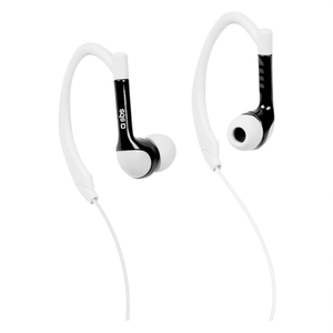 Tesportineark Runway Auriculares internos con cable, estéreo, blanco y negro, con micrófono, Mini Jack de 3,5 mm - Product Image 3