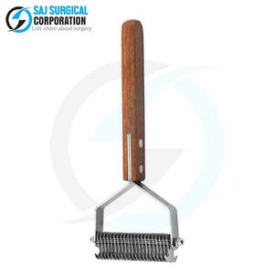 Design personnalisé, râteau industriel extra fort pour animaux de compagnie 14 dents pour les éleveurs professionnels, toilettage à haut volume, races à pelage épais - Product Image 4