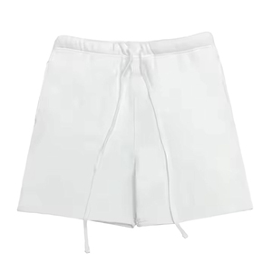 Streetwear d'été respirant Short en coton éponge pour hommes Short de sport personnalisé Taille élastique Joggers décontractés Tricot polaire doux - Product Image 6