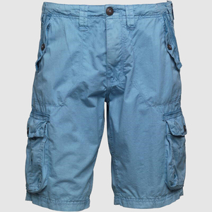 Pantalones cortos Cargo Hiker de cintura elástica para hombre-100% algodón Casual secado rápido transpirable verano al aire libre Multi-Bolsillo utilidad pantalones cortos de trabajo - Product Image 3