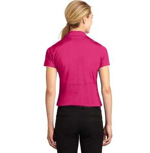 Polo de algodón 100% para mujer, Jersey transpirable de color sólido, estilo informal, talla regular para personalización de logotipo, venta al por mayor - Product Image 3
