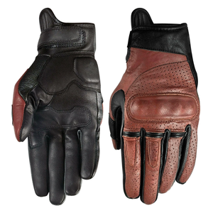 Motorbike Gloves Knuckle protection Vented Leather Riding Sports Motorcycle Auto Racing Wear Biker Unisex Gloves - Product Image 1