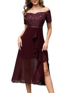 Vestido de Noche Elegante de Satén con Cuello en V para Mujer, Estilo Sirena, Ideal para Bodas, Fiestas y Eventos - Product Image 1