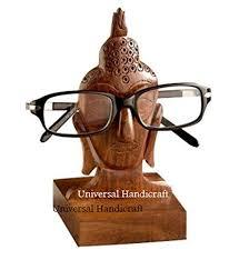 Porte-verre pour les yeux en bois fait à la main écologique Support élégant pour les spécifications Accessoire de mode tendance - Product Image 3