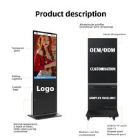 AOOWHAO Precio Directo de Fábrica, Pantalla Publicitaria Digital Vertical de 32 Pulgadas, 1080P, Alta Definición, 500 nit, con Conexión a Red
