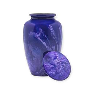 Urna Conmemorativa Alas de Ángel en Tonos Lavanda Suaves que Simboliza la Paz, Protección y el Descanso Celestial Eterno - Product Image 5