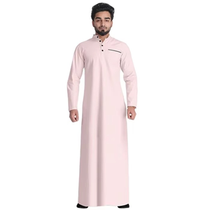 Thobes Arabian Muslim Clothing Hombres Thobes Hombres Jubba Hombres Árabe Personalizado Thawb Tallas grandes Cómodo Nueva llegada Activo - Product Image 2