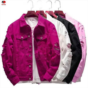 Veste en jean d'hiver pour homme Ryan Pro Gear, coupe-vent et imperméable, tissu tricoté, fermeture à bouton unique, doublure en soie, service OEM - Product Image 1