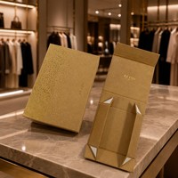 Carpas de Ropa Grandes de Lujo con Logotipo Personalizado, Cierre Magnético Plegable y Papel de Arte para Vestidos de Boutique