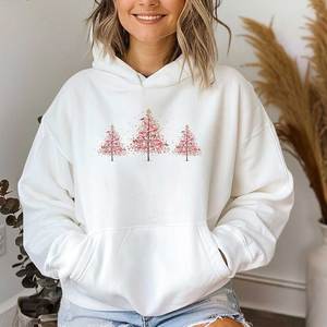 Custom Christmas 3D Printed Knitted Hoodies Wholesale Unisex Fleece Pullover Autumn Winter Hoodie for Men Women and Kids - Product Image 1