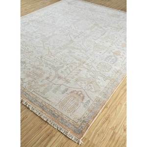 พรมไหมถักมือสีเบจน้ำตาลลายเหรียญกุลมาร์ก สำหรับห้องนั่งเล่น พรมปูพื้นทางเดิน รูปทรงสี่เหลี่ยมผืนผ้า ลายจิ๊กซอว์ สำหรับวัยรุ่น-GSL-1006 - Product Image 2