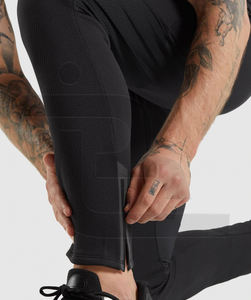 Meilleure qualité 2025 pantalons de course coupe ajustée pour hommes vêtements de sport pantalons de bas coupe ajustée OEM ODM vente en gros pour le jogging en plein air - Product Image 4